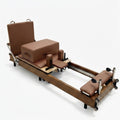 Solid Wood Pilates Reformer – Walnut Finish