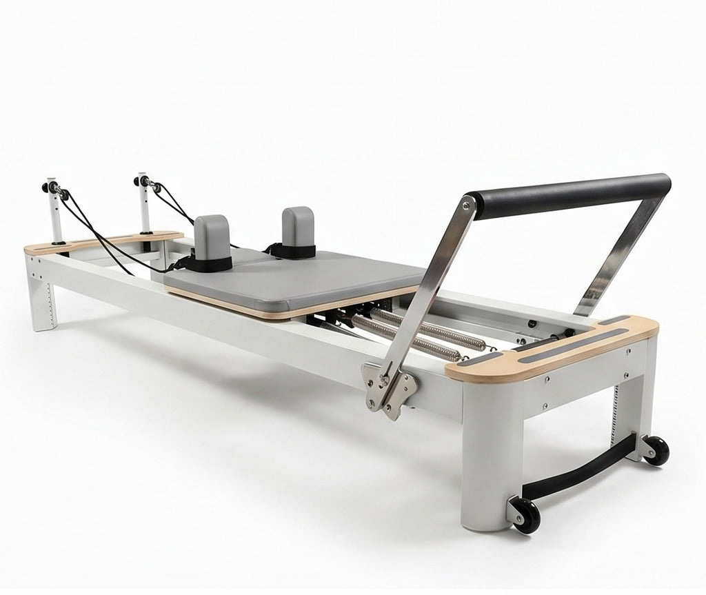 Steel Grey Pilates Reformer