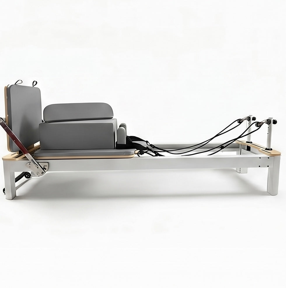 Steel Grey Pilates Reformer
