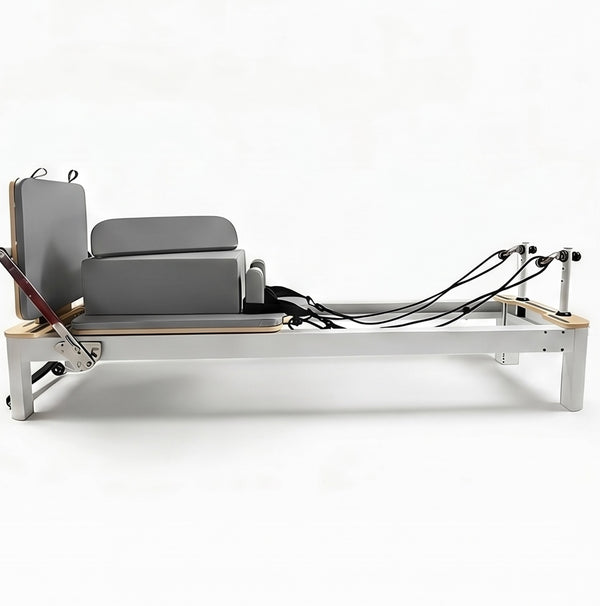 Steel Grey Pilates Reformer