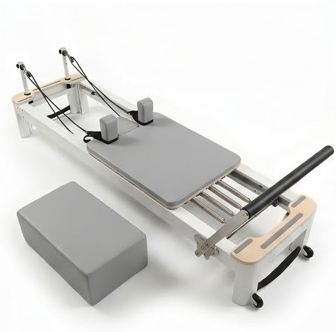 Steel Grey Pilates Reformer