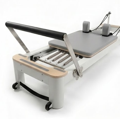 Steel Grey Pilates Reformer