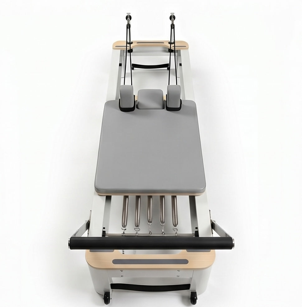 Steel Grey Pilates Reformer