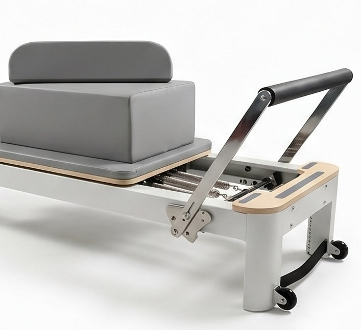 Steel Grey Pilates Reformer