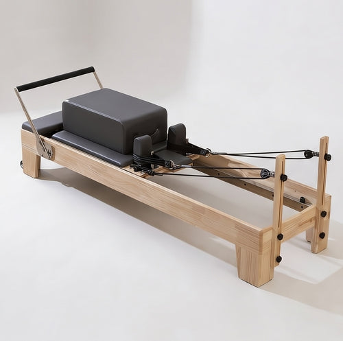 Solid Oak Wood Pilates Reformer