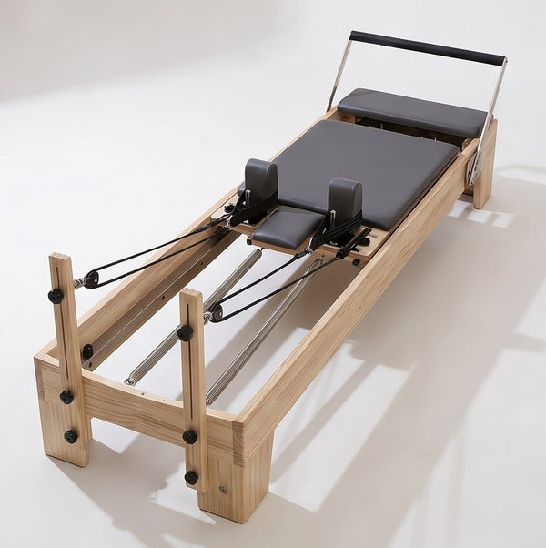 Solid Oak Wood Pilates Reformer